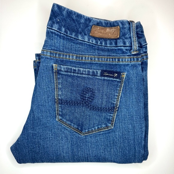 Seven7 Women's Bootcut Blue Jeans Size- 31 - Picture 9 of 9